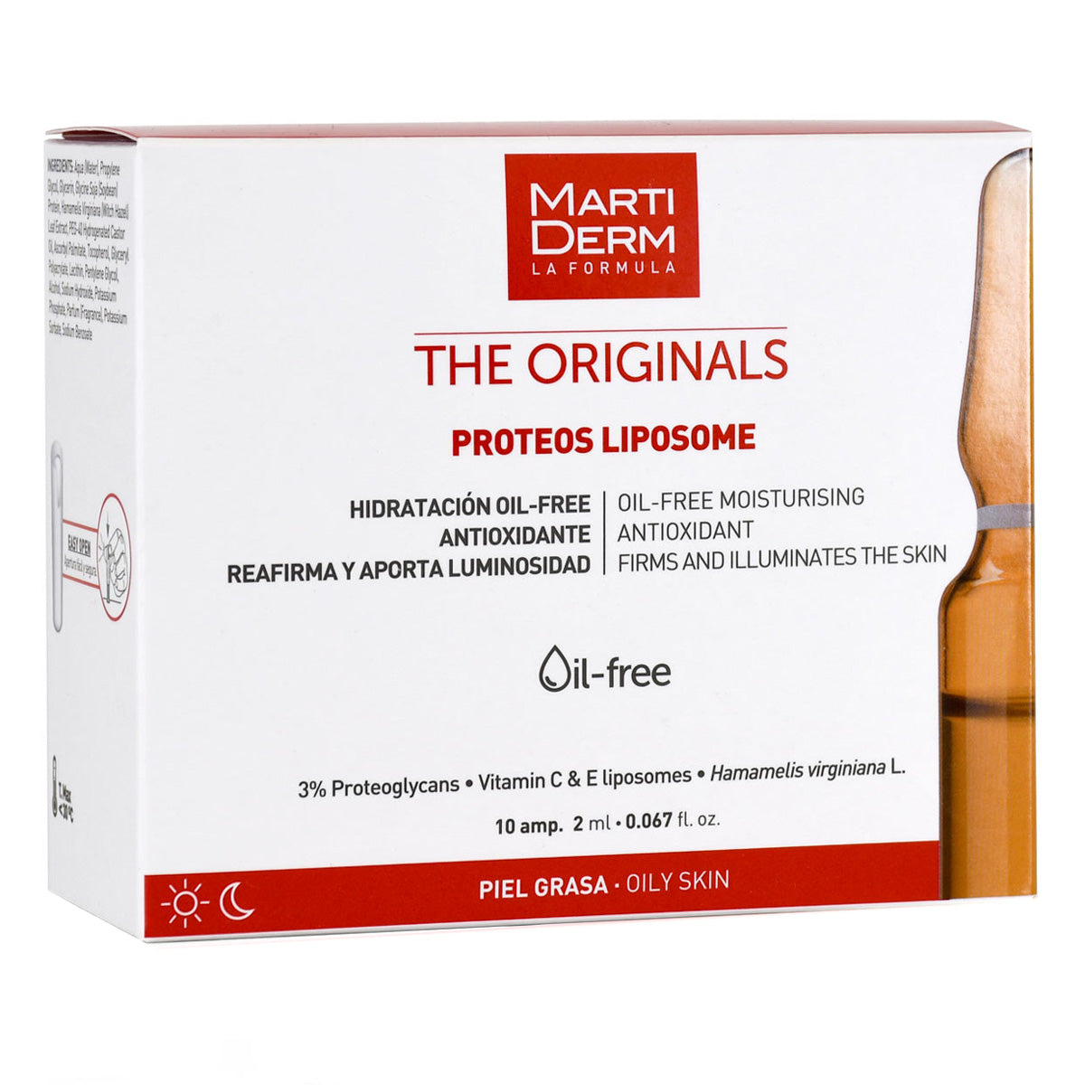 Ampollas liposomas 10 u.x 2 ml.