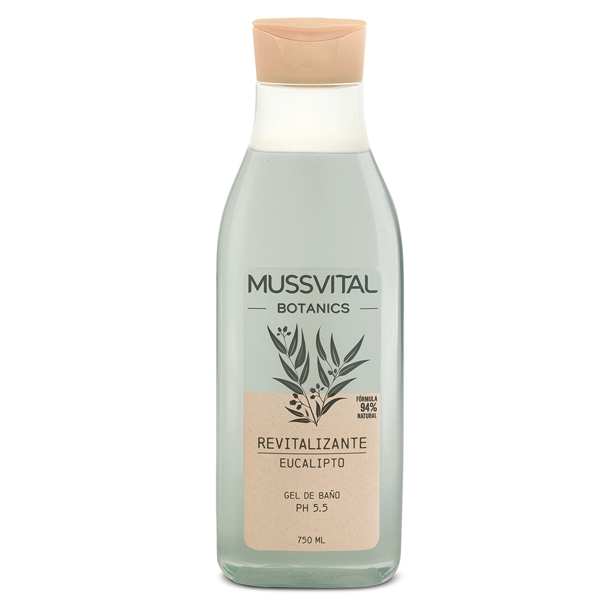 Mussvital Essentials Botanics Gel De Baño Eucalipto 1 Envas