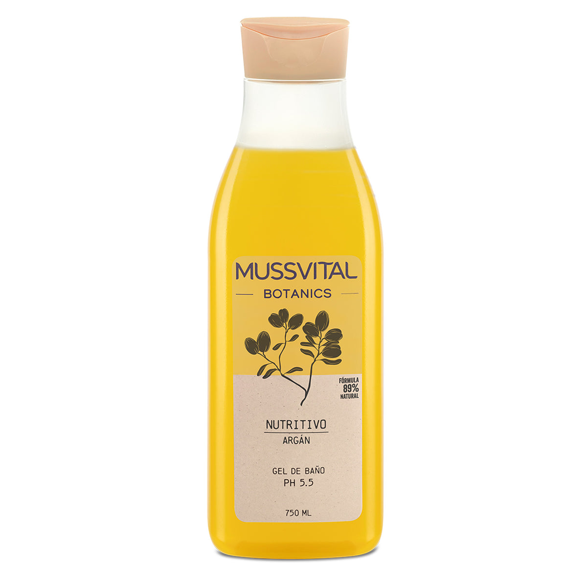 Mussvital Botanics Gel Argan 750ml