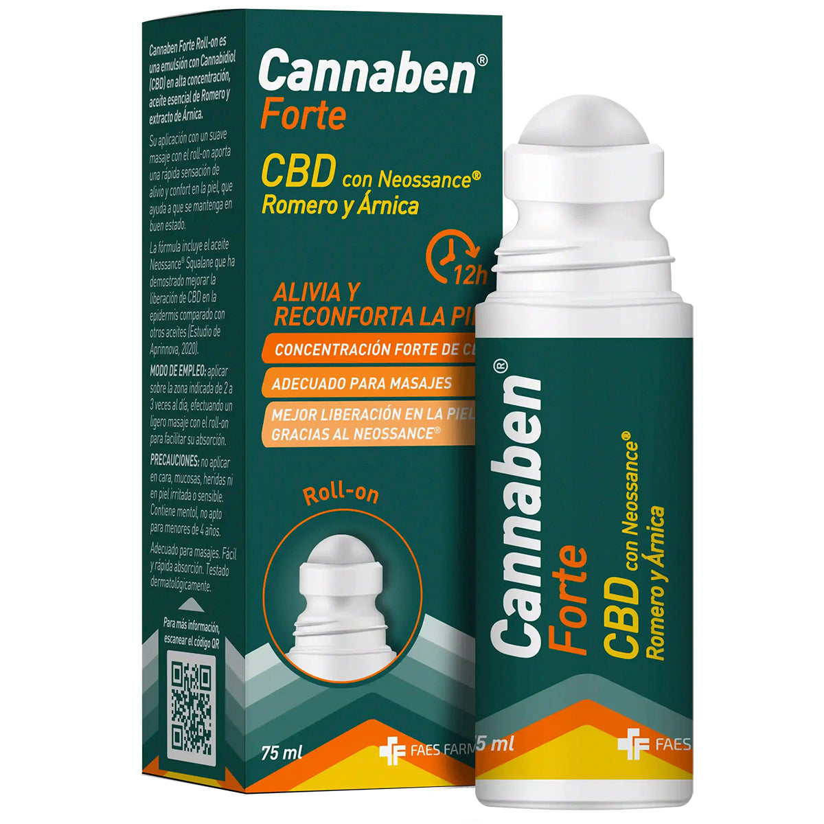 Cannafaes Forte 1 Roll On 75 ML