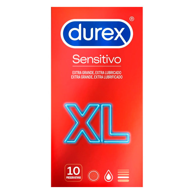 Durex Sensitivo Xl Preservativos 10 Unidades