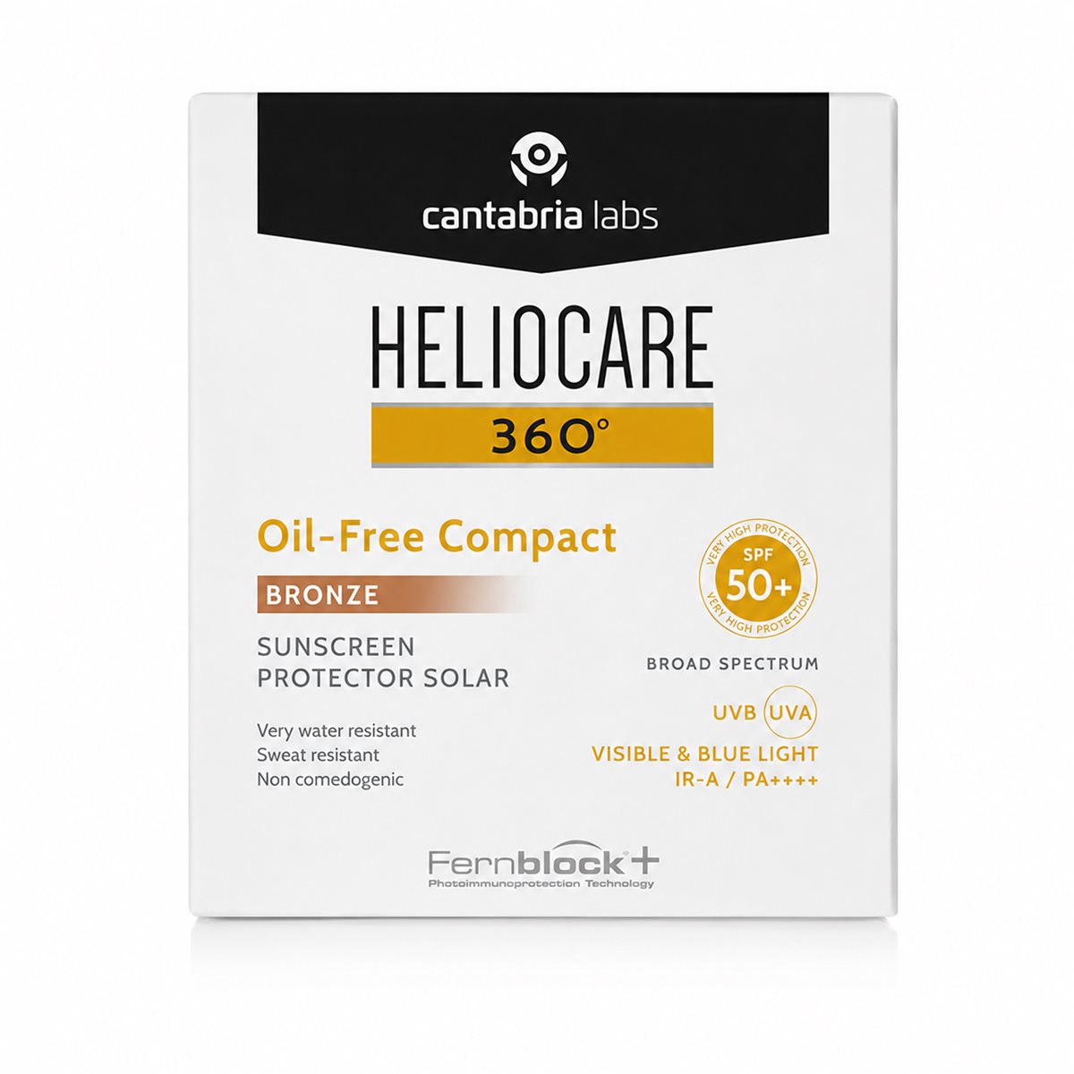 360º spf 50+ oil-free compact p