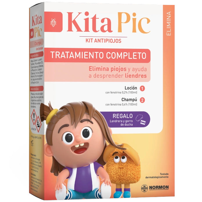 Kitapic Antipiojos Kit 1 Envase Champu 1
