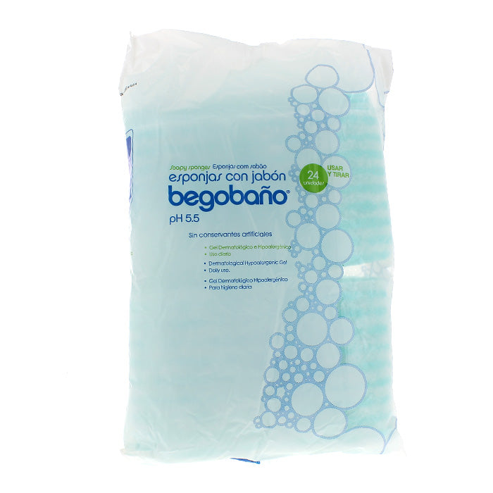 Begobaño Esponja Enjabonada Desechable 2