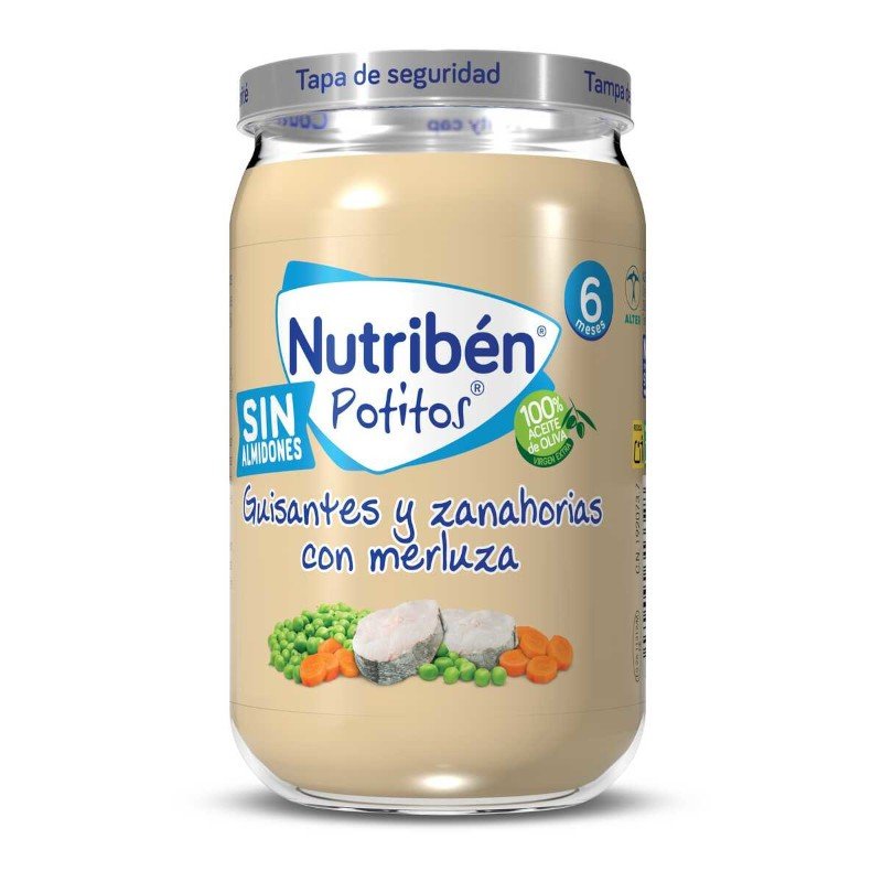 Nutriben Suprema De Merluza Con Guisantes
