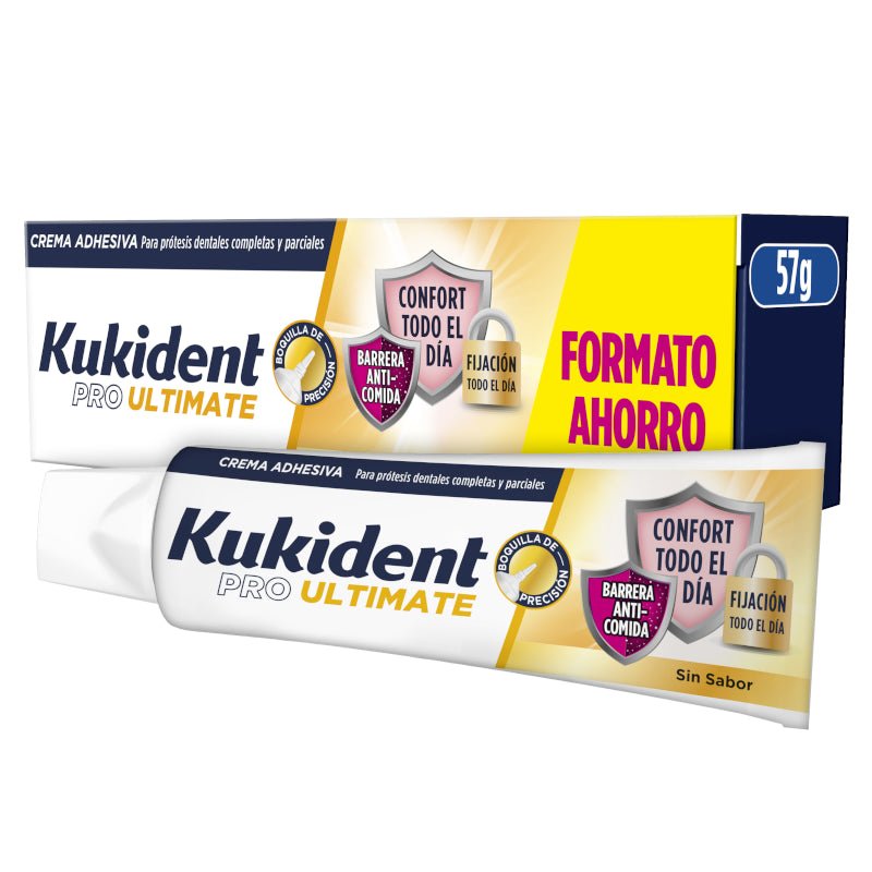 Kukident Pro Ultimate 1 Tubo 57 G Sin Sa