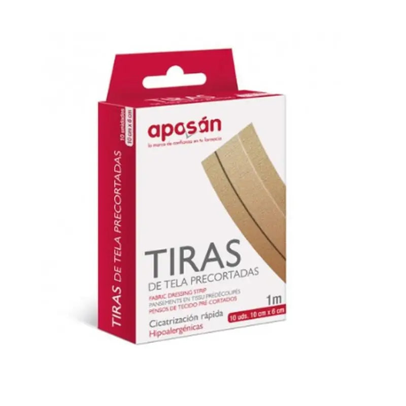 Curesan Tiras Precortadas 10 X 6 Cm 10 U