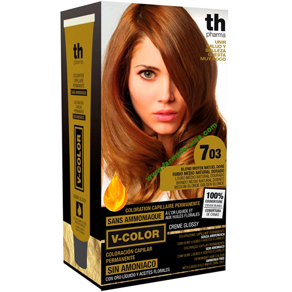 Th Tinte Nº 7.03 Sin Amoniaco Rubio Med