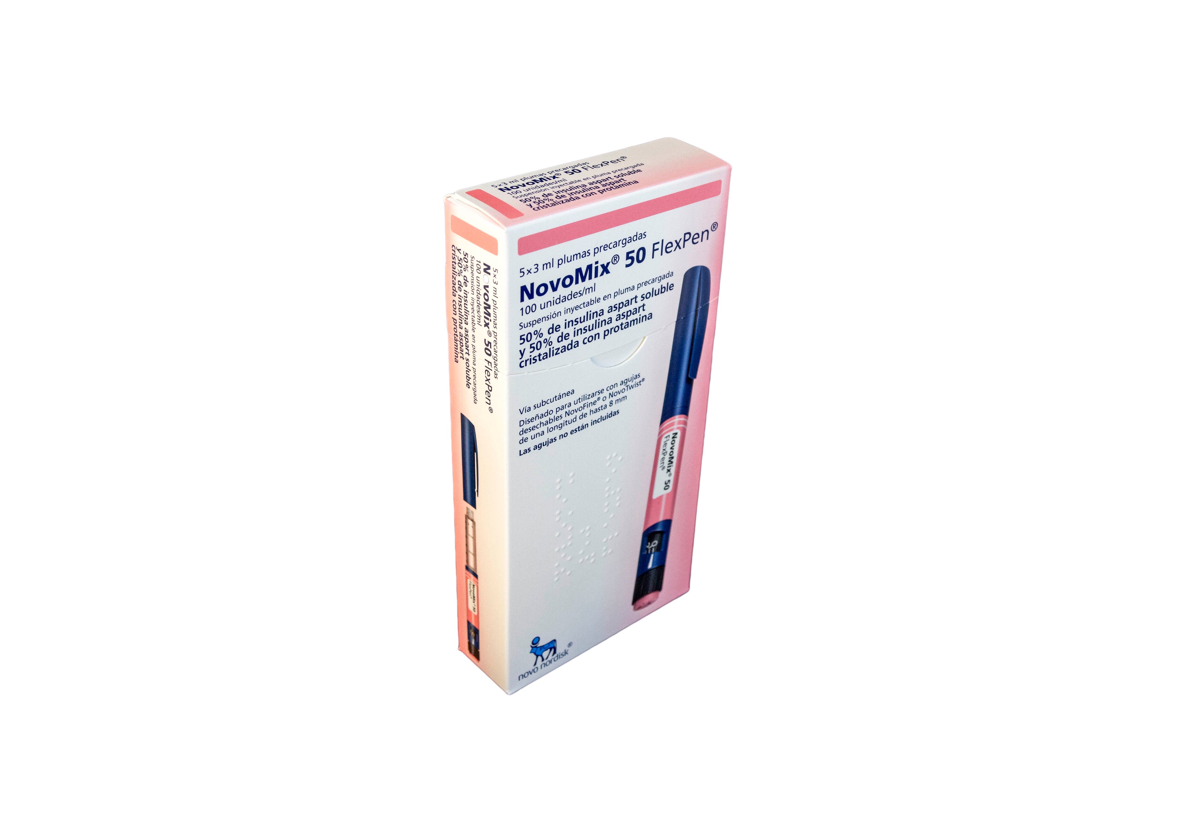 Novomix 50 Flexpen 100 U/Ml Susp Inyectab
