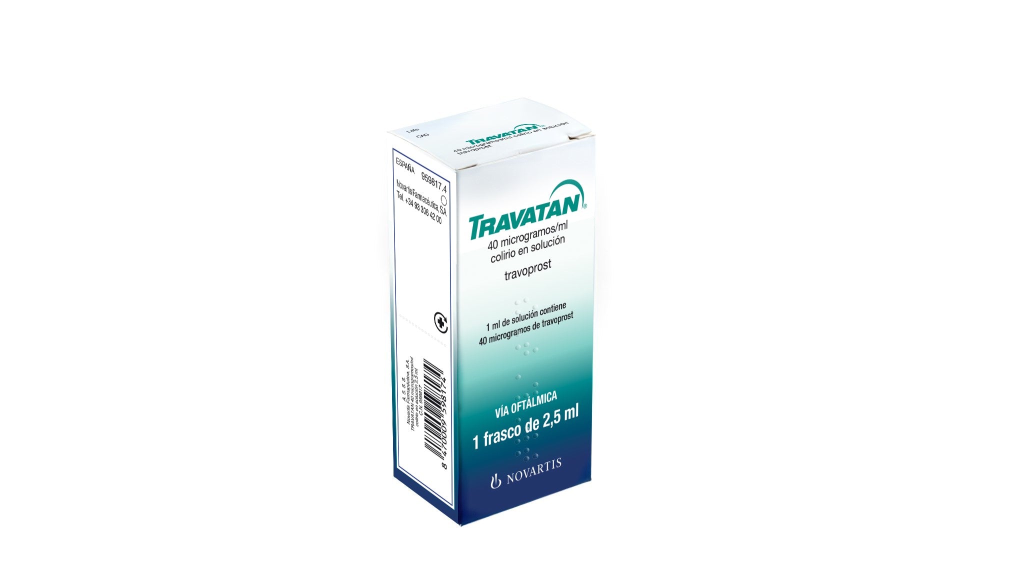 Travatan 40 Microgramos/Ml Colirio En Sol