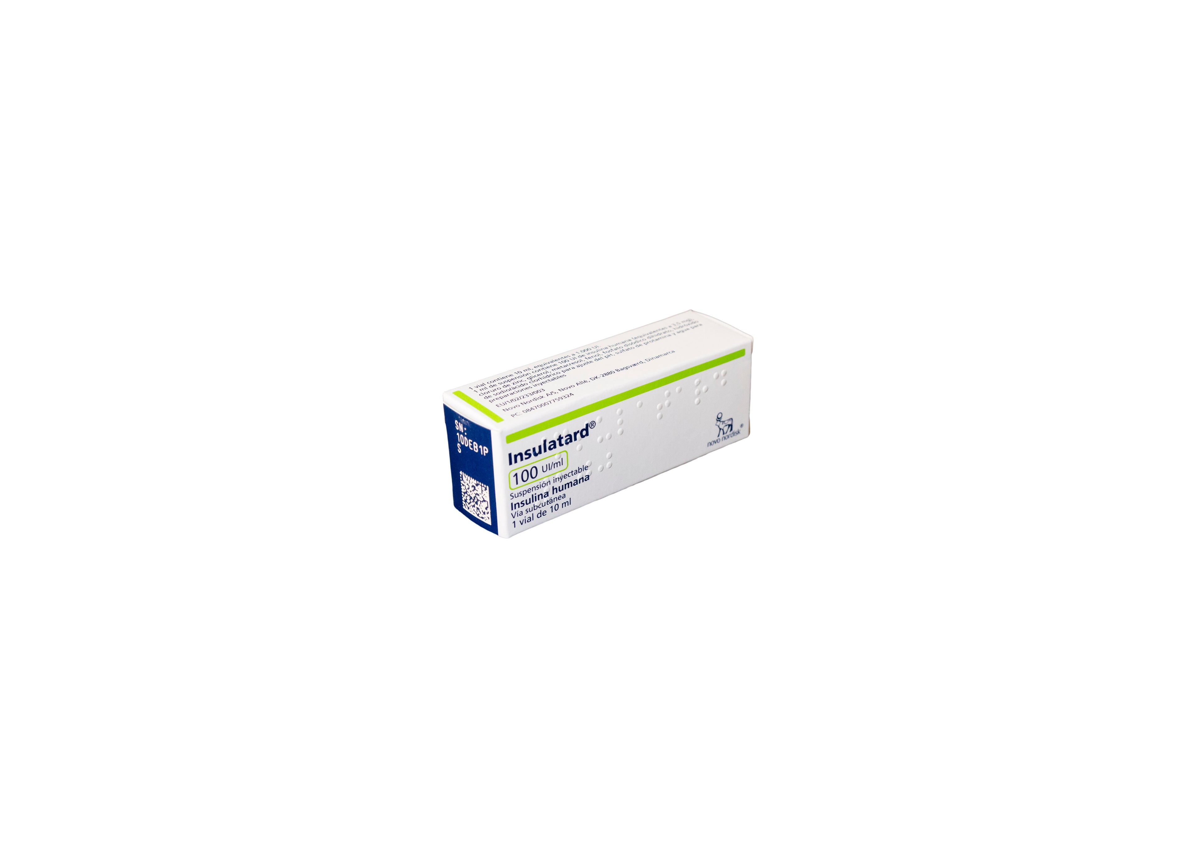 Insulatard 100 Ui/Ml 1 Vial 10 Ml