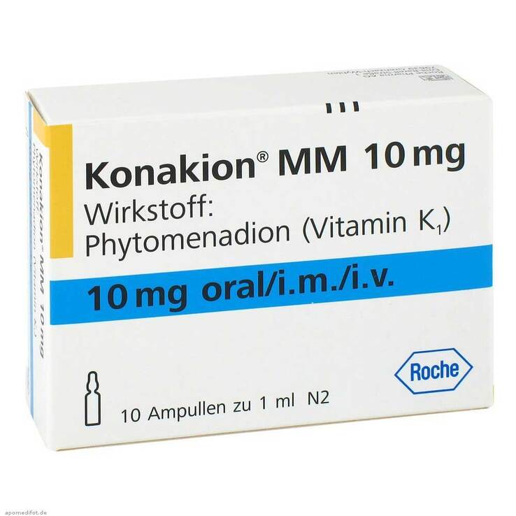 Konakion 10 Mg 5 Amp 1 Ml Oral/Iny