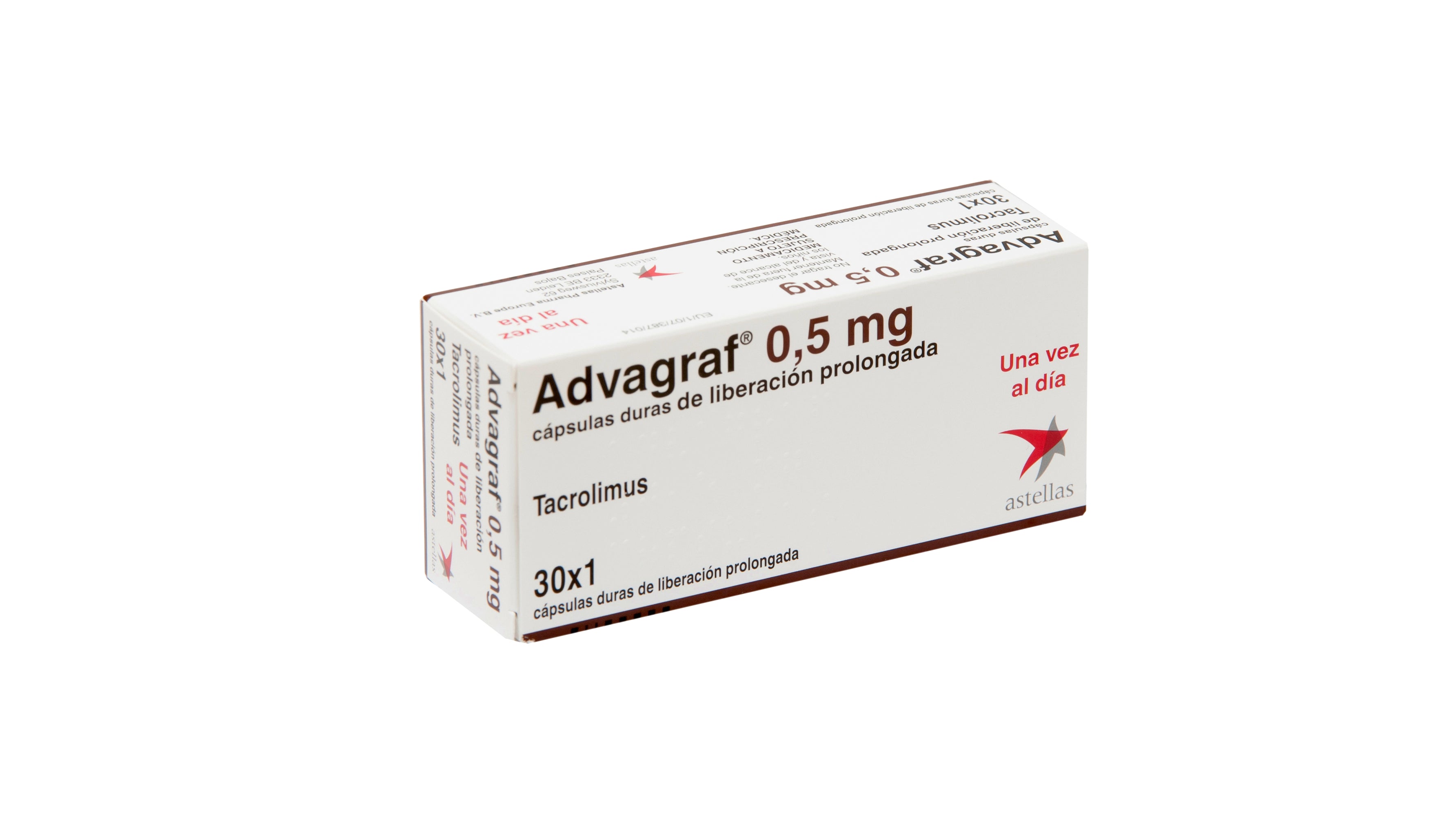 Advagraf 0.5 Mg 30 Capsulas Liberacion Pr
