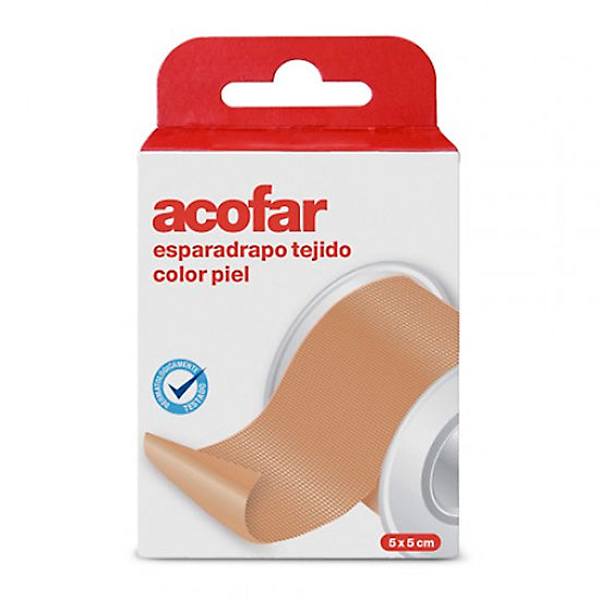 Esparadrapo Acofar Tejido Color Piel 5 X