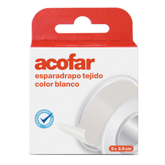 Esparadrapo Acofar Tejido 1 Unidad 5 M X
