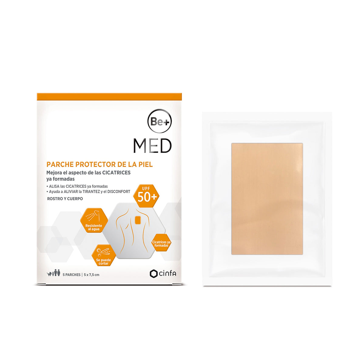 Be+med Parches Protector Piel 5*8 5uds