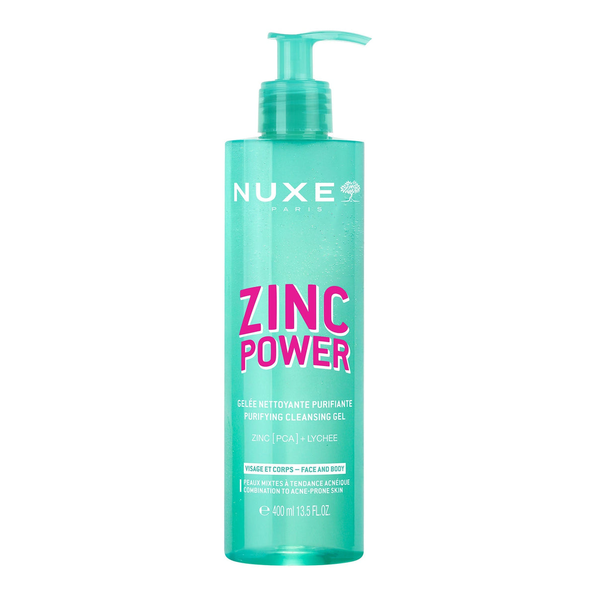 Nuxe Gel Limpiador Purificante Power Zinc