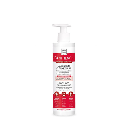 Soivre Cosmetics Panthenol Jabon Con Clorexidina 1 Envase 250 ML