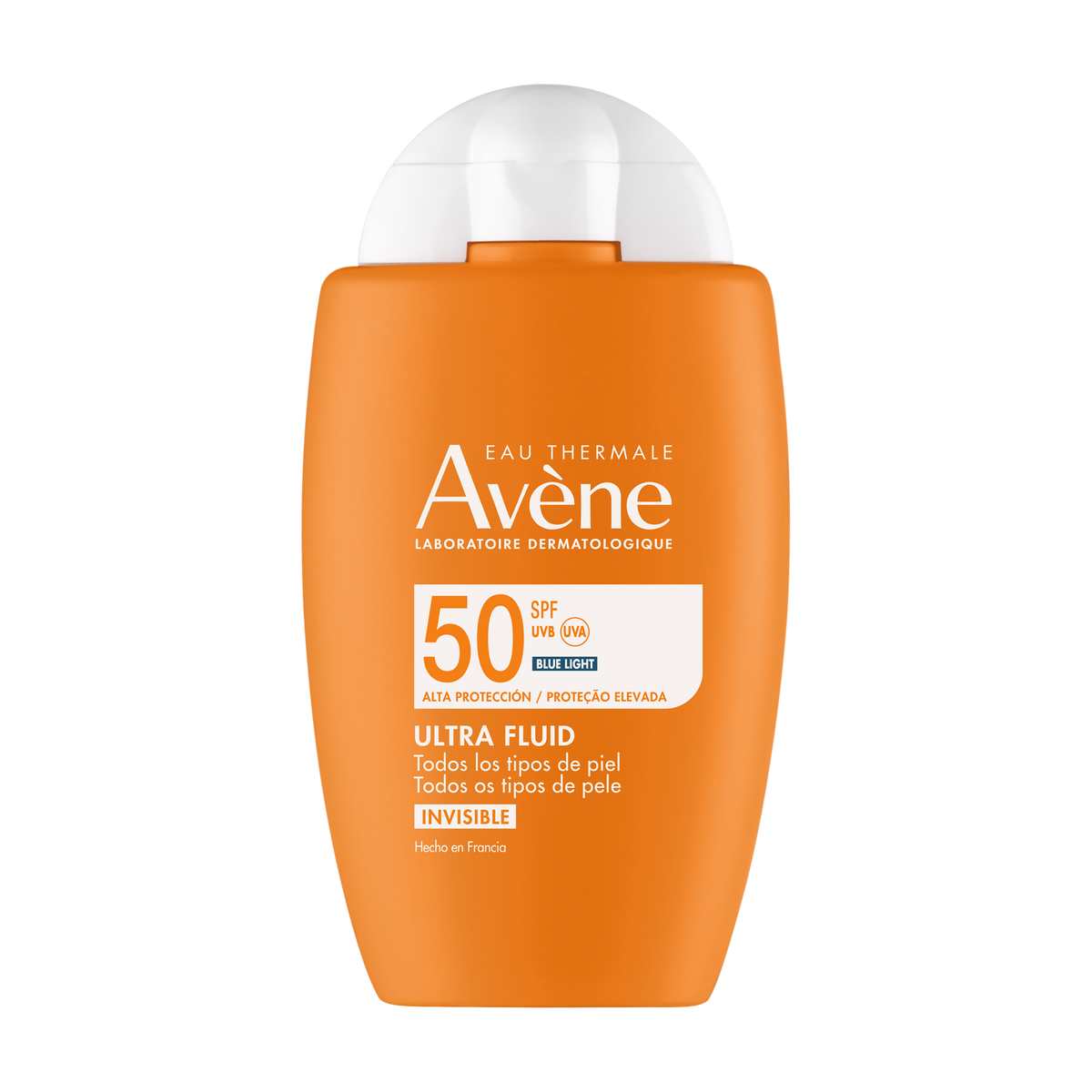 Avene Ultra Fluid Invisible Alta Protec Luz Azul Spf50 50ml
