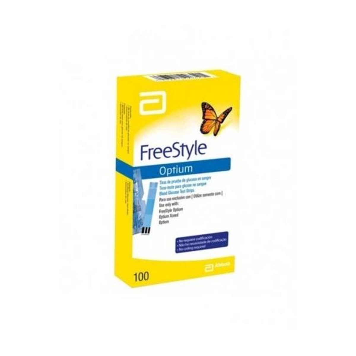 Freestyle Optium Tiras Reactivas 100 Ud