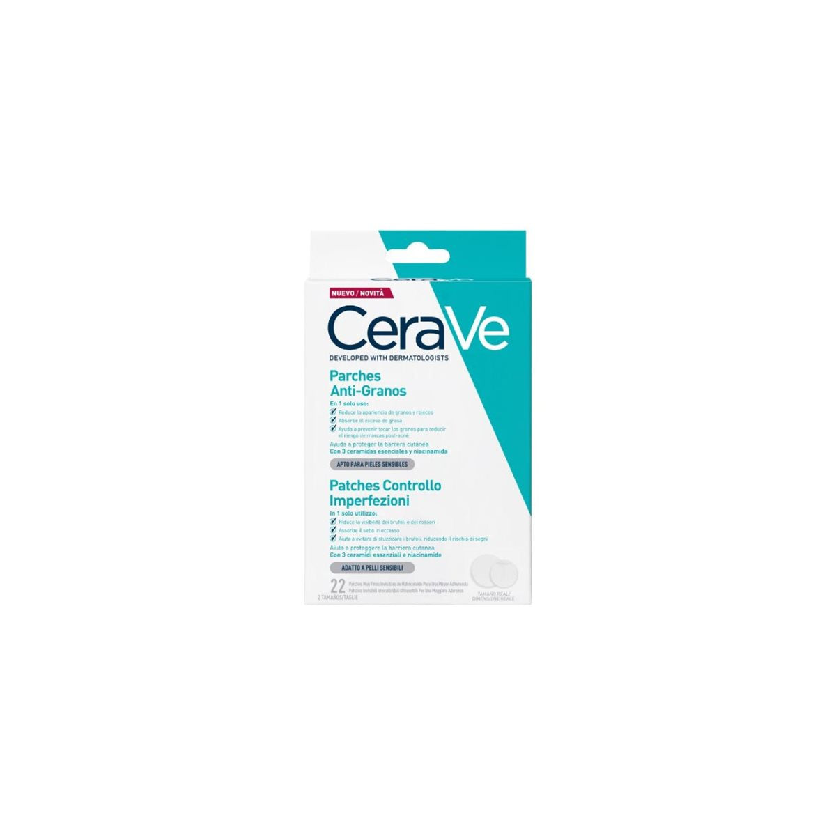 Cerave Parches Control Imperfeccion 22u