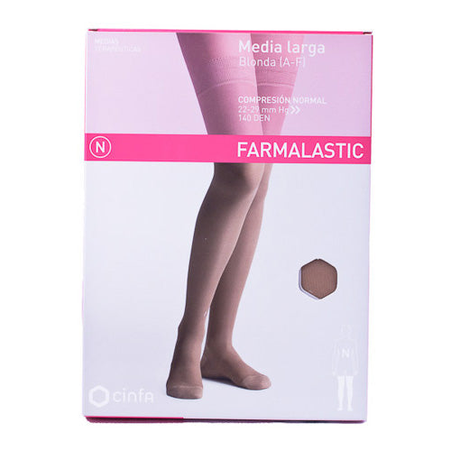 Media Larga Farmalastic Beig Extra Gde