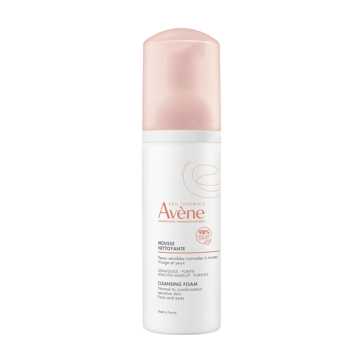 Avene Espuma Limpiadora Pieles Sensibles Normales A Mixta Rostro Y Ojos 150ml