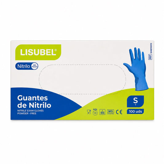 Guantes Lisutex Nitrilo T.pq 100 Uds