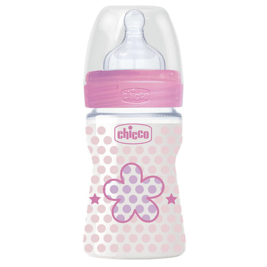 Biberon Chicco Silic Rosa Norm 150ml 0m+