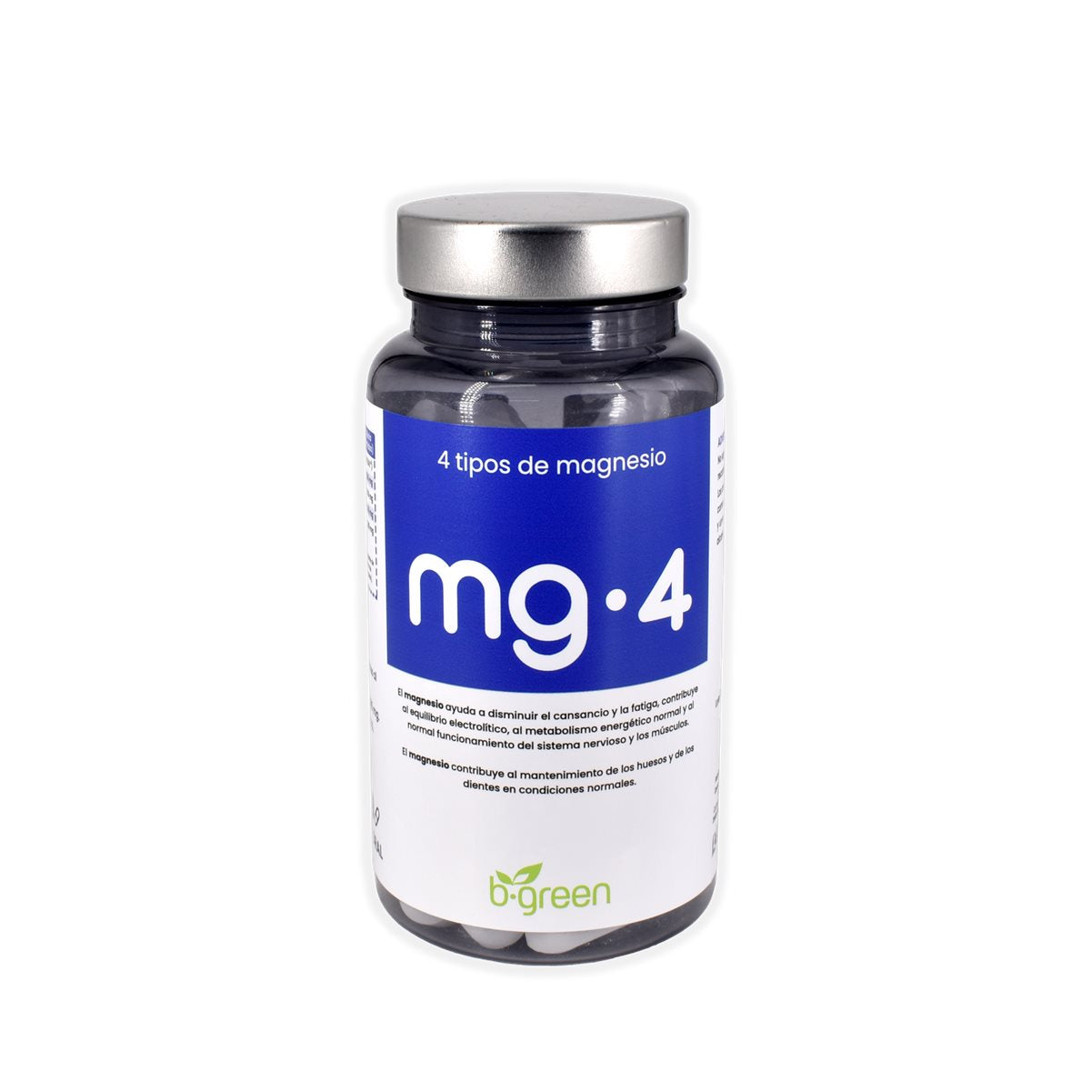 Bgreen Mg4 60 Caps 4 Tipos Magnesio