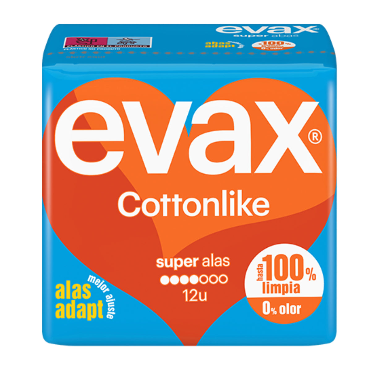 Evax Compresa Cottonlike Alas Super 14 U