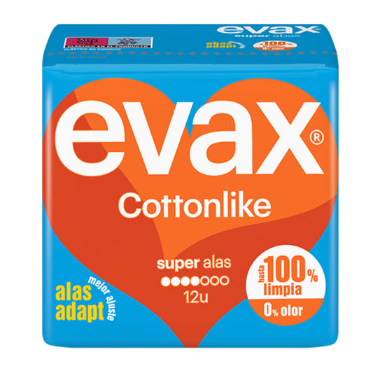 Evax Compresa Cottonlike Alas Super 14 U