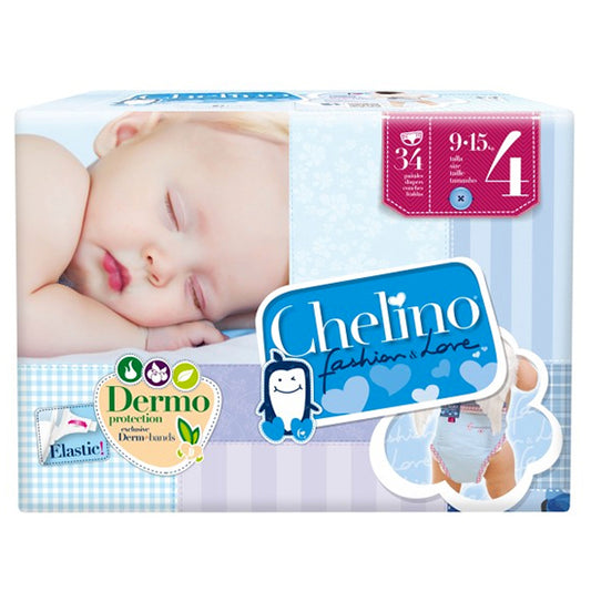 Pañal Chelino Infantil T.4 9-15kg 34 Uni
