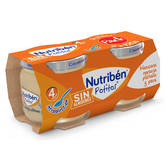 Nutriben Pot Multifrutas 2 X120 Gramos