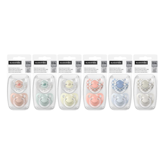 Chupete Silicona Anatomico Suavinex Clasico 0 - 6 Meses 2 Unidades