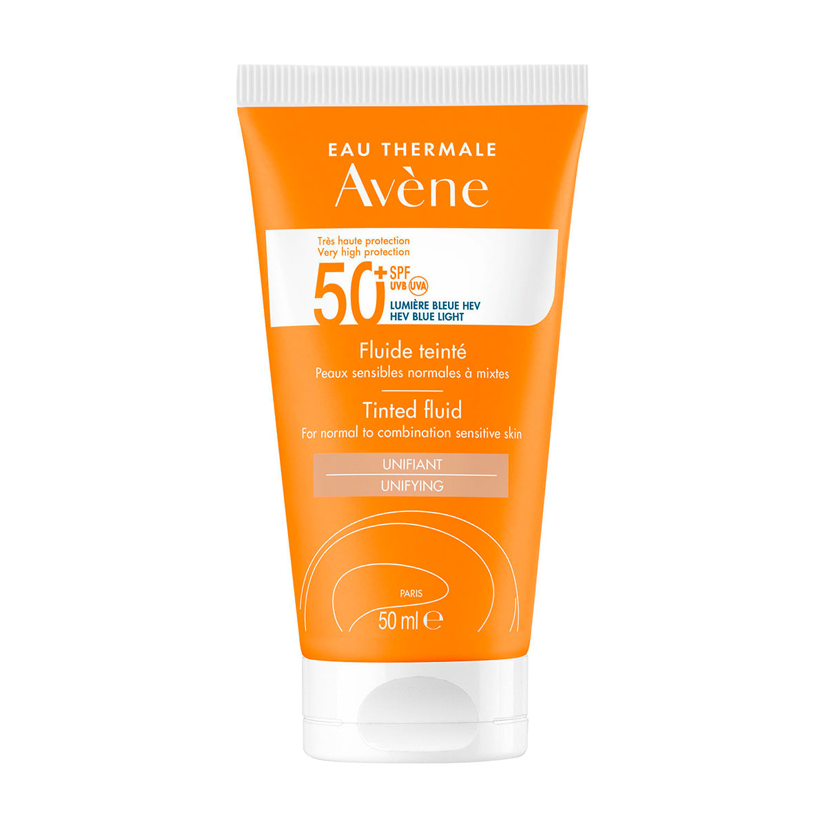 Avene Fluido Con Color Unificante Ultraligero Pieles Sensiblesnormales A Mixtas Unificantes Lig.50ml