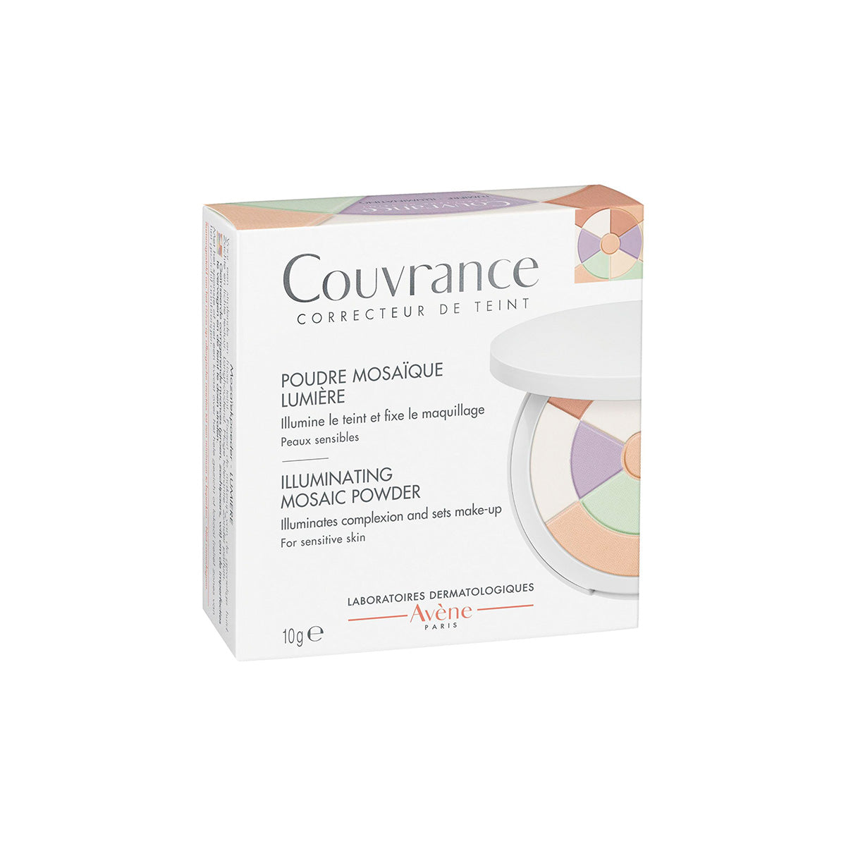 Avene Couvrance Polvos Mosaic Tonos Correctores (Verde,malva,blanco) Iluminador .