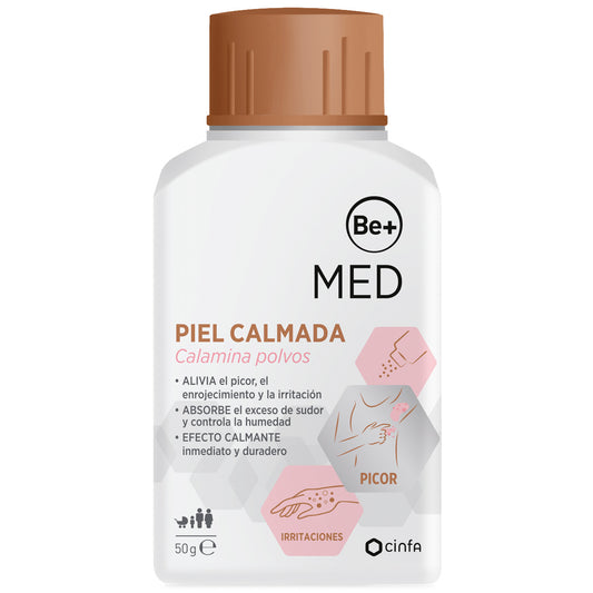 Be+ Med Piel Calmada Calamina Polvos 1 Envase 50 G