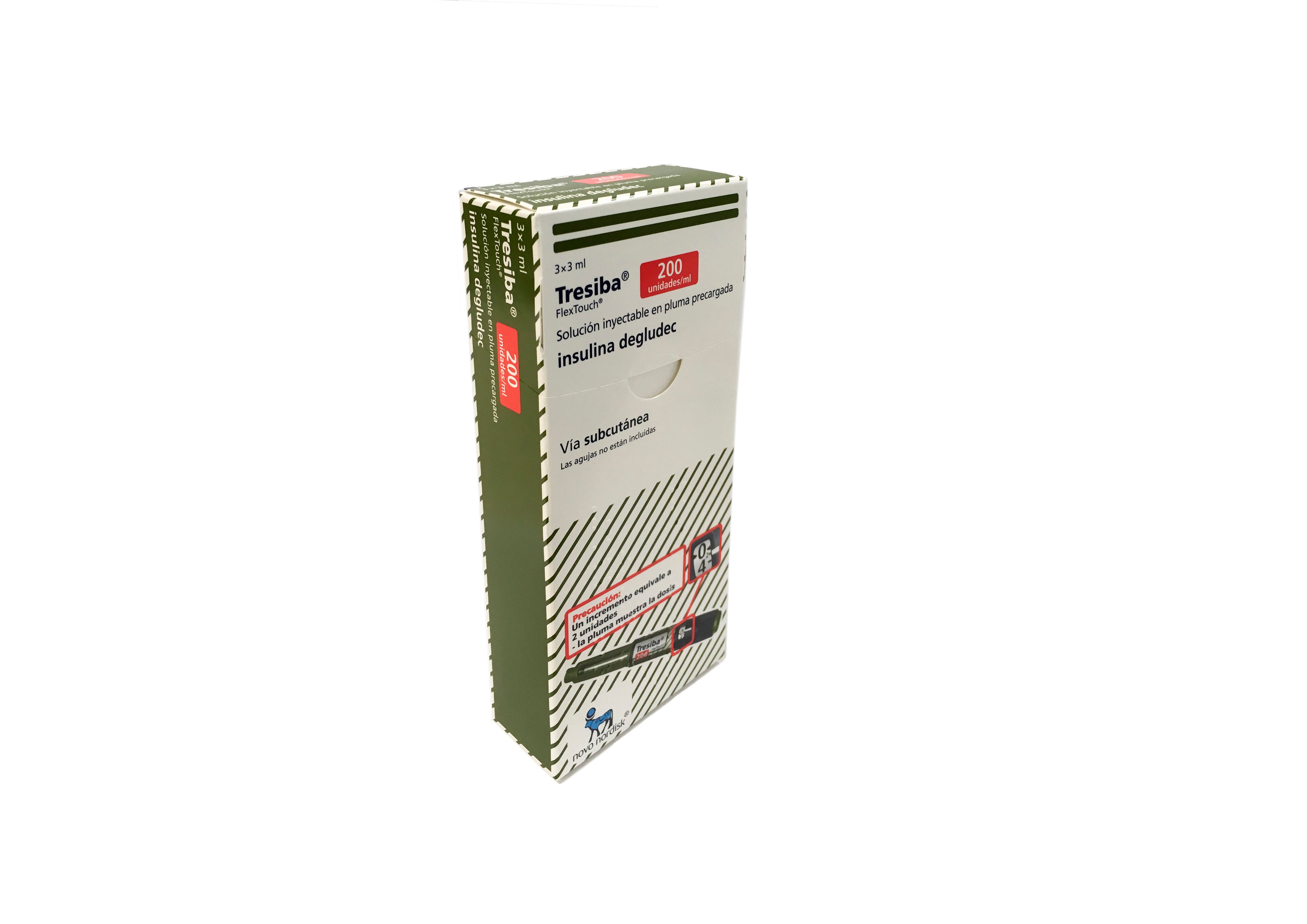 Tresiba 200 U/Ml 3 Plumas Precargadas Sol