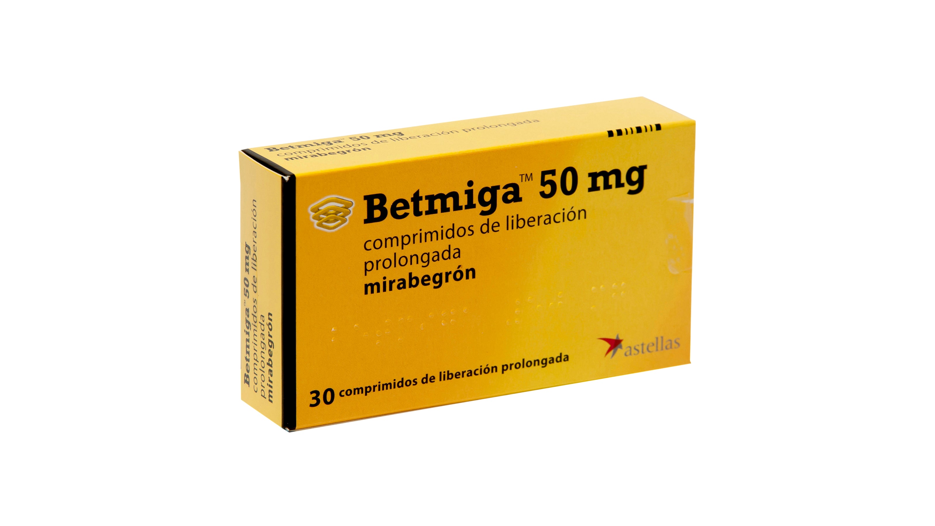 Betmiga 50 Mg 30 Comprimidos Liberacion P