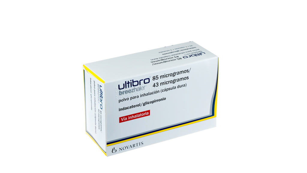 Ultibro Breezhaler 85/43 Mcg 30 Capsulas