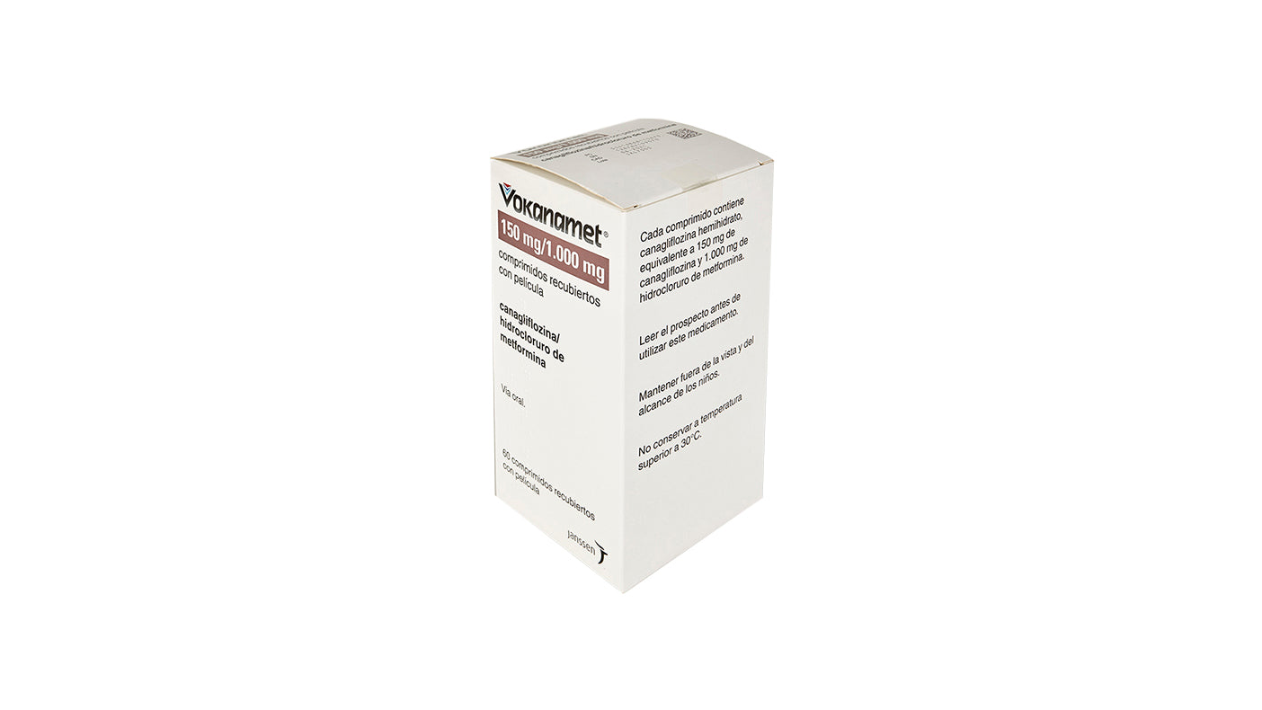 Vokanamet 150 Mg/1000 Mg 60 Comprimidos R