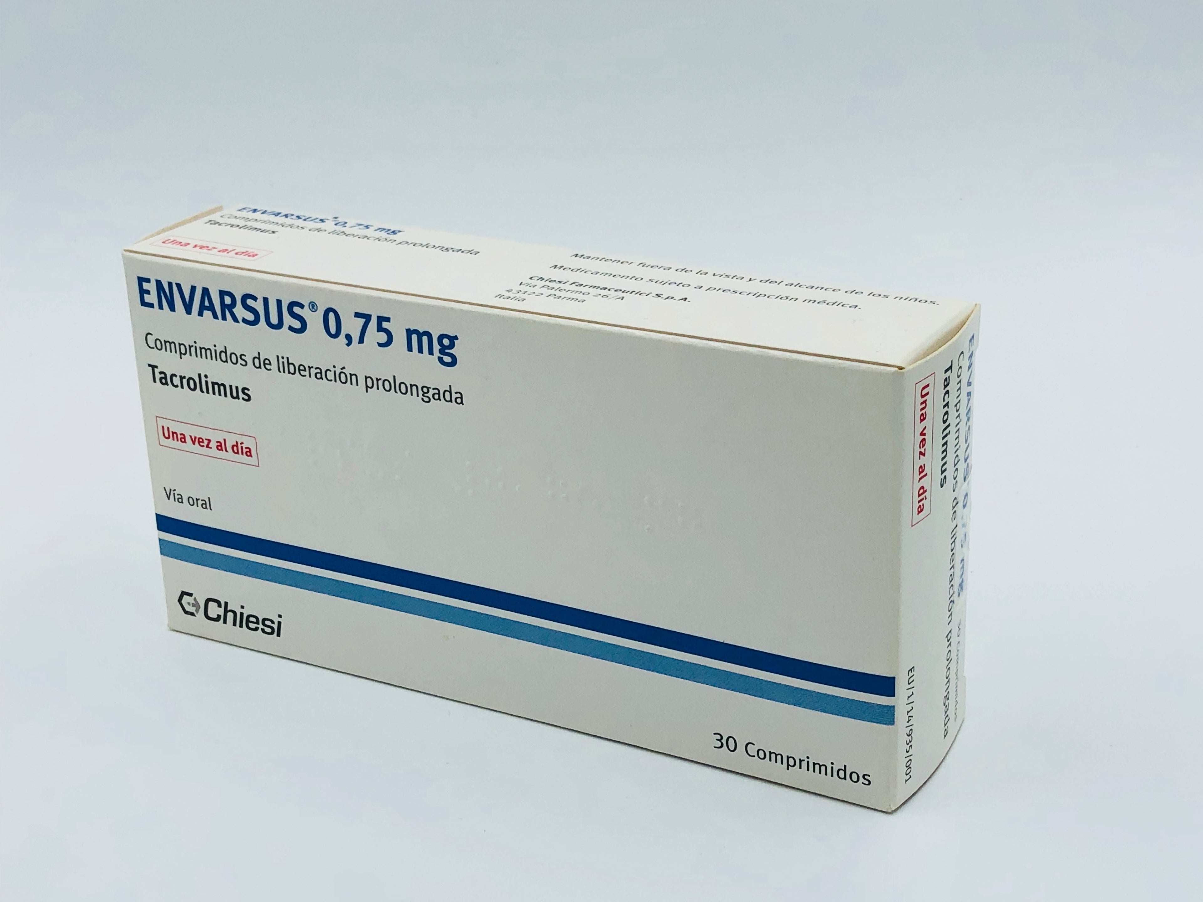 Envarsus 0,75 Mg 30 Comprimidos Liberacio