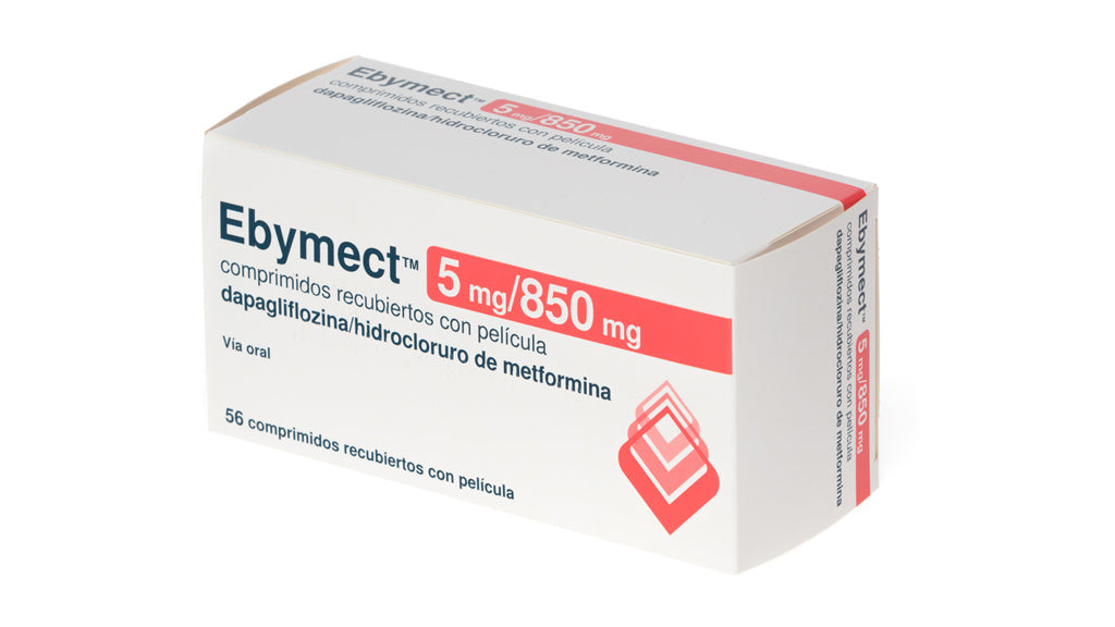 Ebymect 5/850 Mg 56 Comprimidos Recubiert