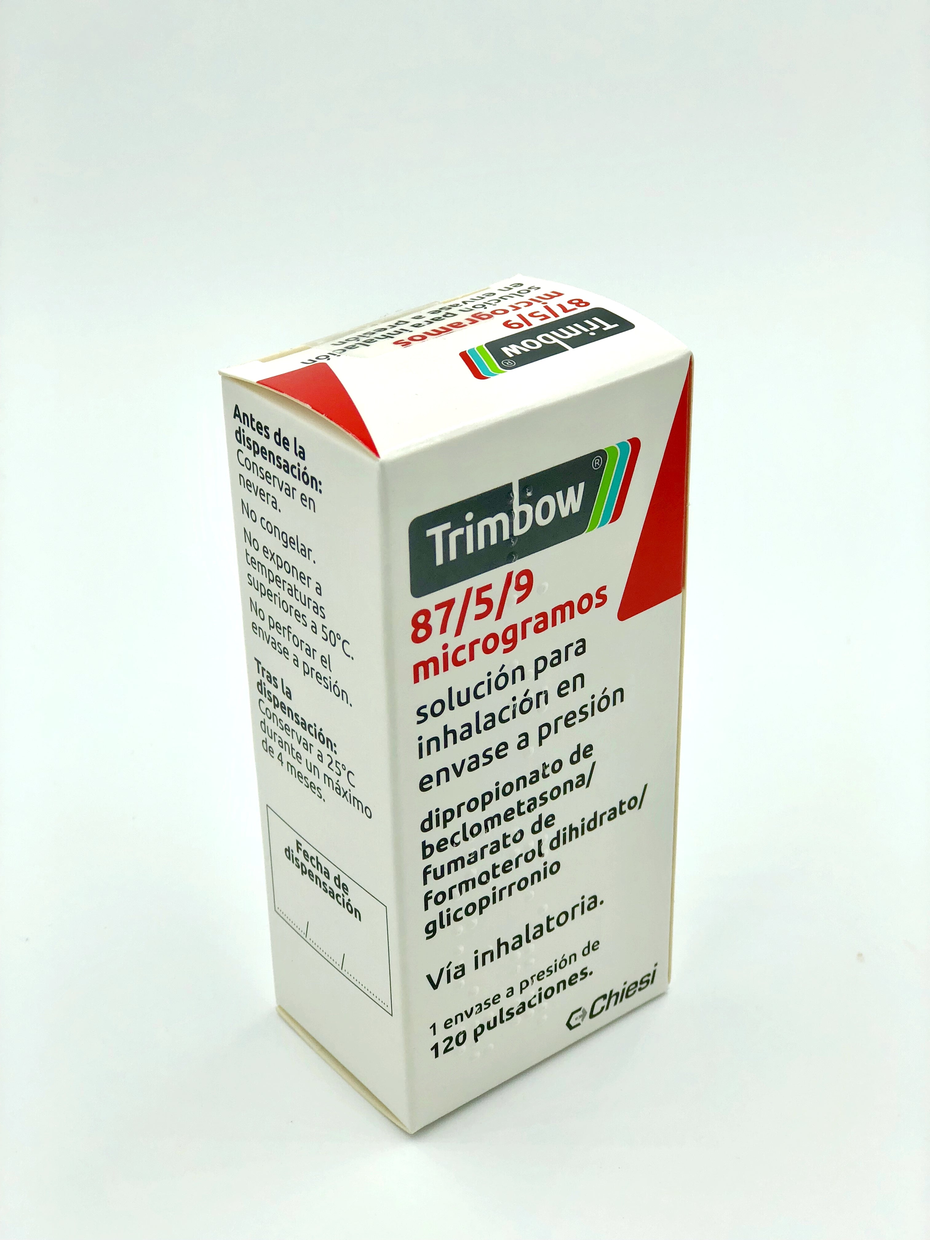 Trimbow 87/5/9 Mcg/Pulsacion 1 Aerosol 12