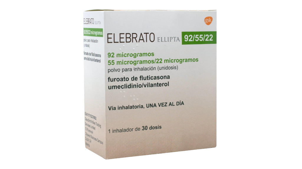 Elebrato Ellipta 92/55/22 Microgramos Pol