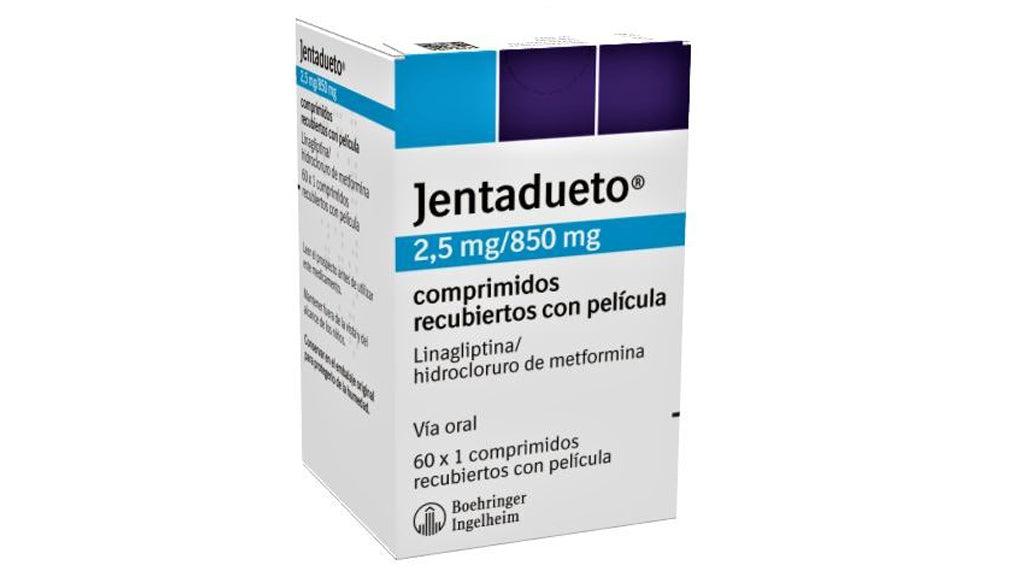 Jentadueto 2.5/850 Mg 60 Comprimidos Recu