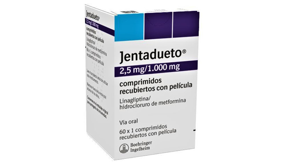 Jentadueto 2.5/1000 Mg 60 Comprimidos Rec