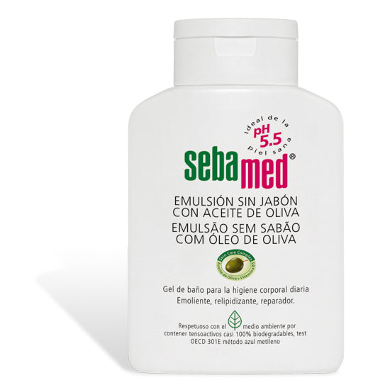 Emulsion sin jabon con aceite de