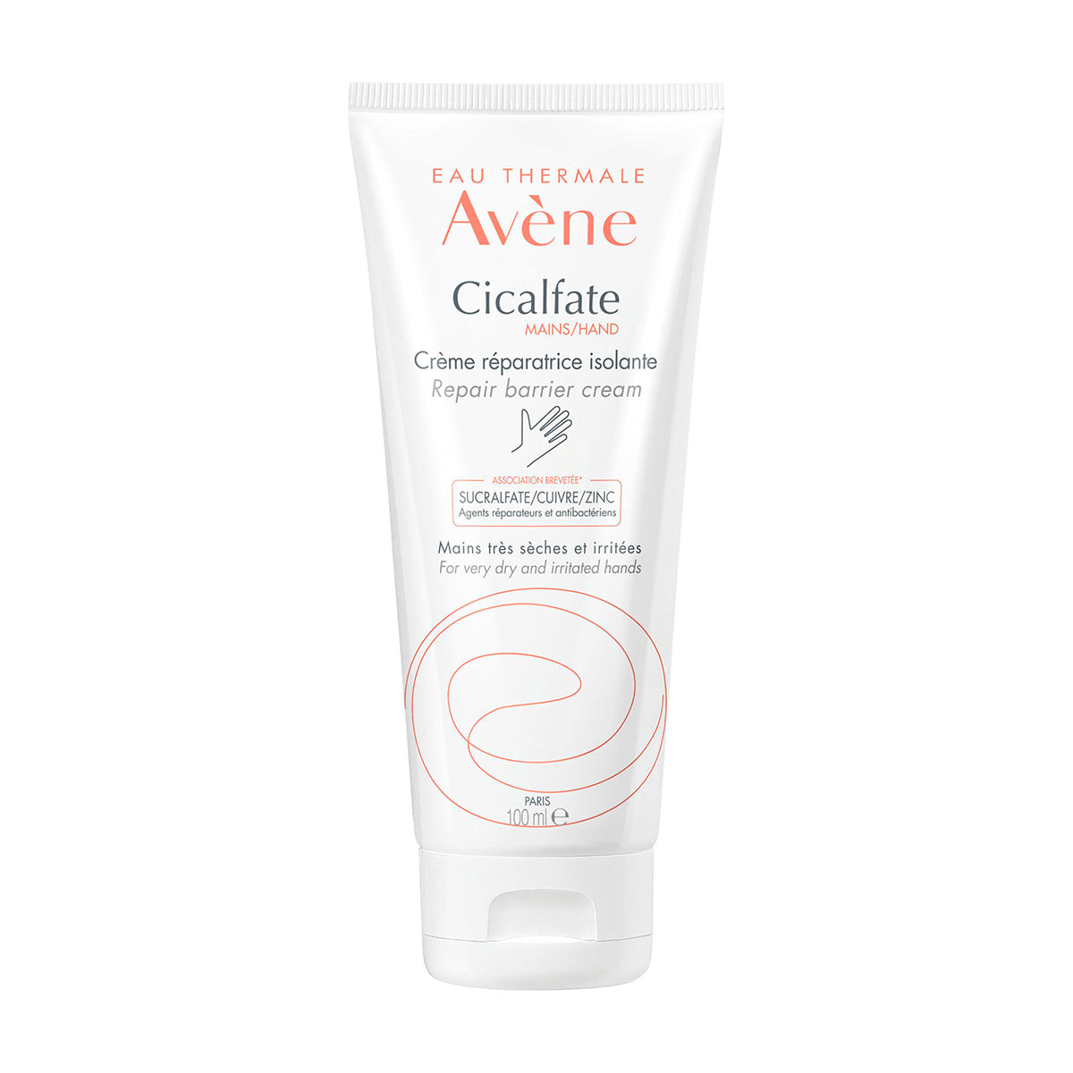 Avene Cicalfate Crema Manos Reparadora Efecto Barrera Manos Muy Secas E Irritadas. 100ml.